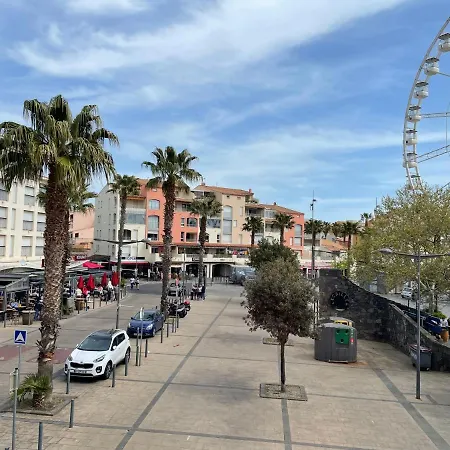 F2 Duplex Climatise Cap Centre Port Apartment Agde